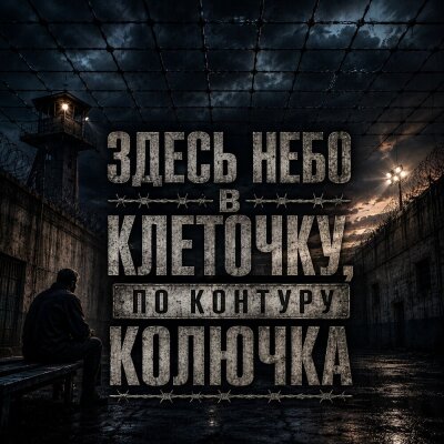 Пацантре - Здесь небо в клеточку (по контуру колючка)