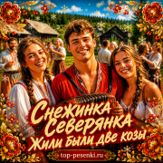 Снежинка Северянка - Жили были две козы