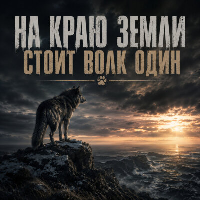 Витя Олдовый - На краю земли стоит волк один