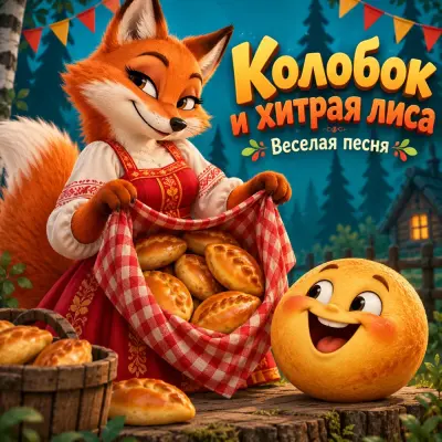 Алёнка Частушка - Колобок и хитрая лиса - Веселая песня