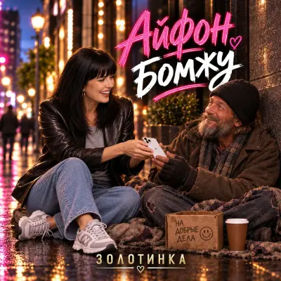 Золотинка - Айфон бомжу